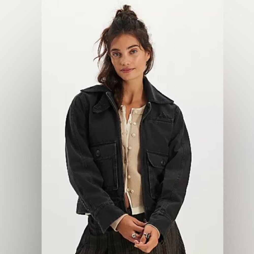 Free People Harley Jacket Black